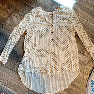 Free people high/low blouse S